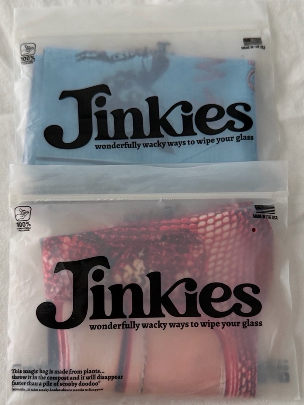 NWT Jinkies Nerdwax Glasses Wipes Cleaning Cloths - Picture 5 of 5
